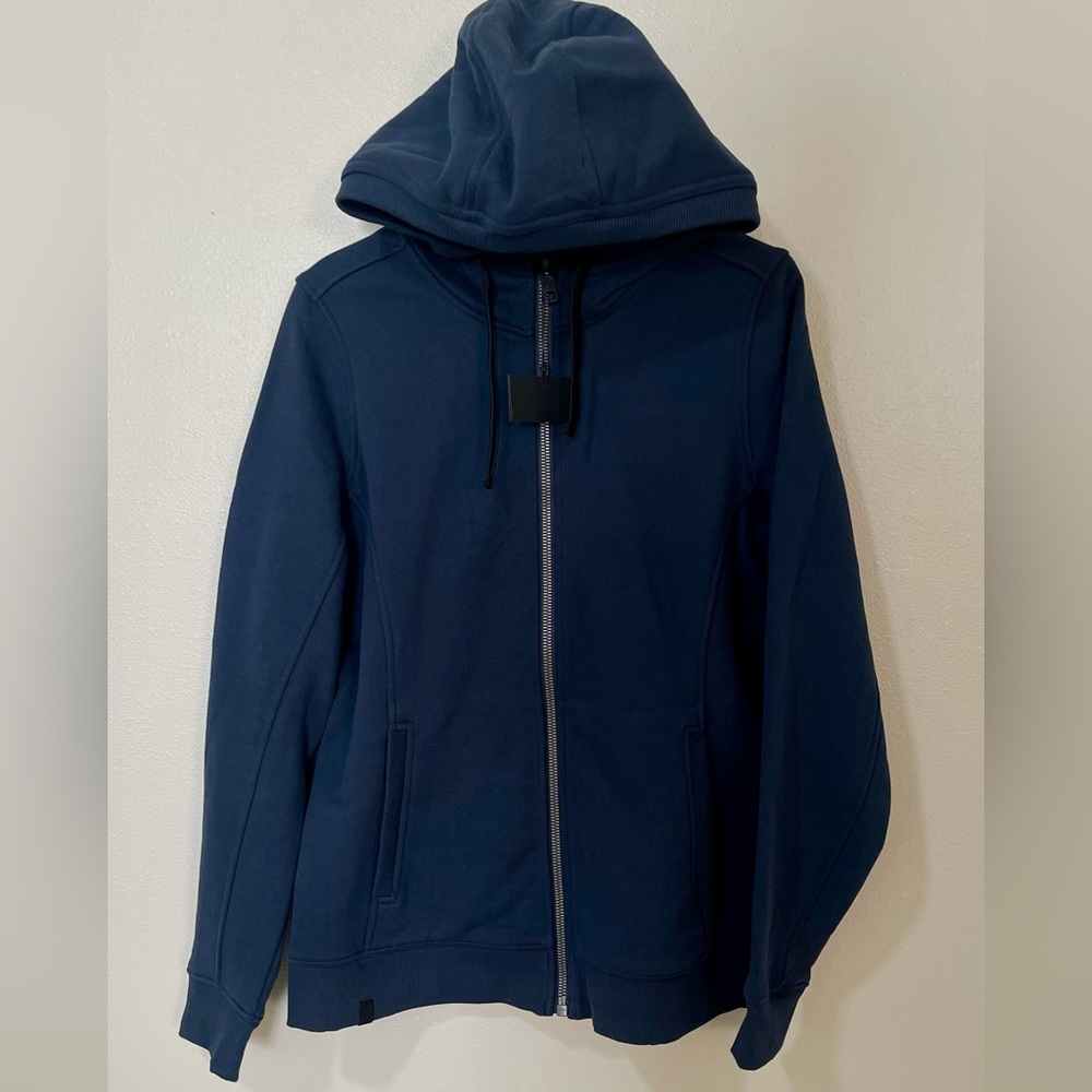Stormtech Women’s Dolomite Fleece Hoodie Navy Blue Zip Up Jacket M NWT